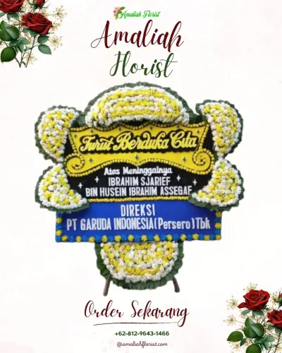 Papan Bunga Duka di Koleang